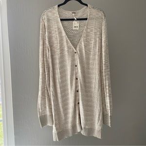NWT free people cardigan